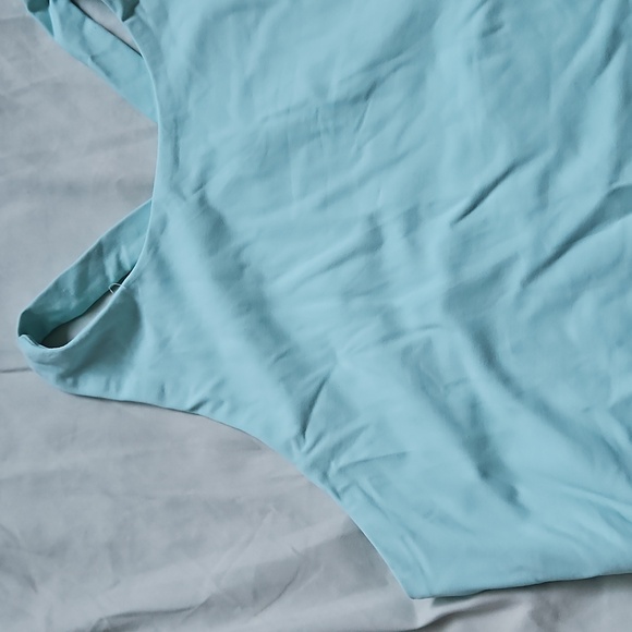 Blue Rain x Francesca's Aqua Bodysuit, Size XL - Picture 3 of 6